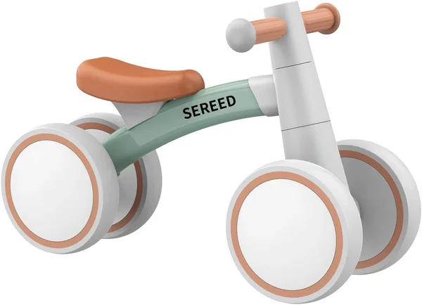 Sereed Baby Balance Bike for 1 Year Old Boys Girls 12-24 Month Toddler Balance Bike - 4 Wheels Toddler Ride on Toys, First Birthd