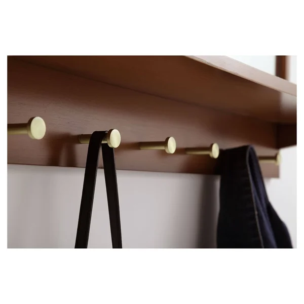 Elegant Lighting MR503421PE Elle 34 x 21 inch Pecan Wall Mirror