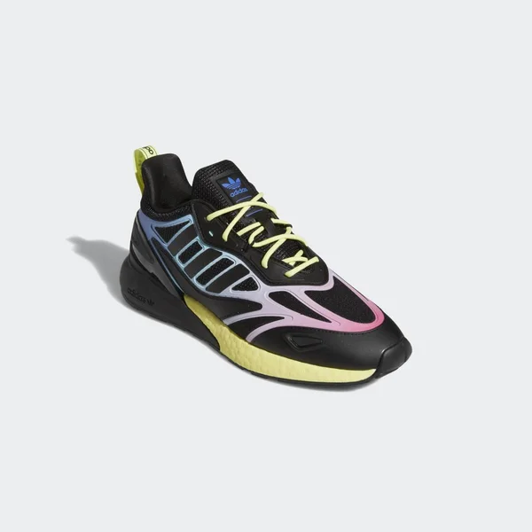 Adidas Originals Mens ZX 2K Boost - Shoes Black/Multi Size 08.0