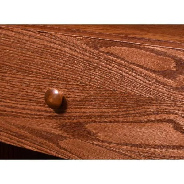Concepts in Wood Bookcase with Fix Shelf/Drawer, Dry Oak Finish