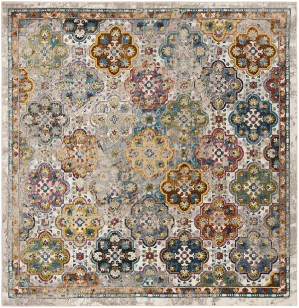 Safavieh Aria ARA161E 6&5x22 x 6&5x22 Square Beige - Multi Area Rug