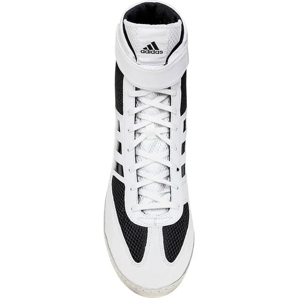 Adidas Combat Speed 5 Wrestling Shoes (White - Black)