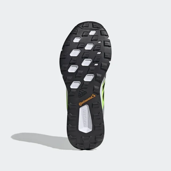 Adidas Terrex Two Trail Running Shoes - Men's - Grey Two, Core Black, Signal Green - 12