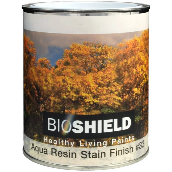 Bioshield, Aqua Resin Stain Finish, White, 85-Fl oz (2.5-Liter)