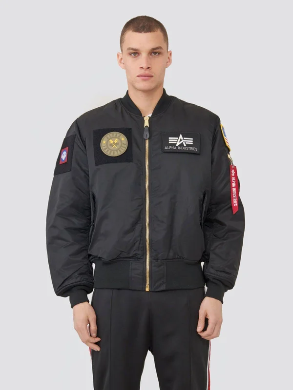 Alpha Industries, MA-1 Flex Bomber Jacket Black, 3XL