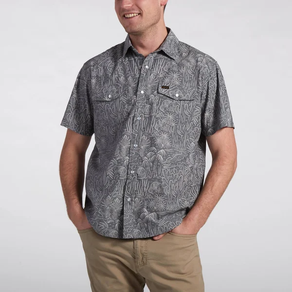 Howler Brothers Men's H Bar B Snapshirt - XL - Panhandle Handshake - Riverbed