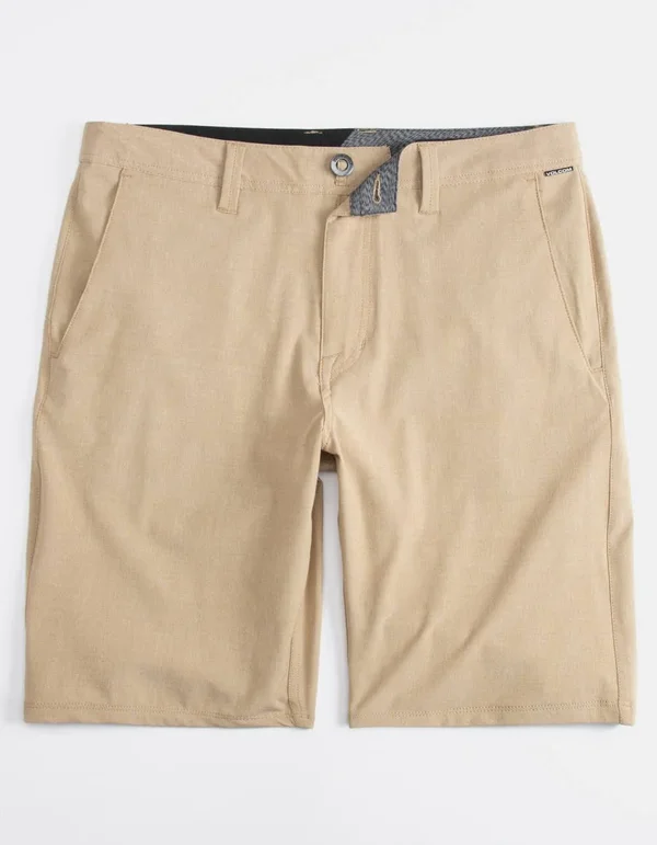 Volcom Frickin Surf N& Turf Static Hybrid Short - Men's Dark Khaki, 28