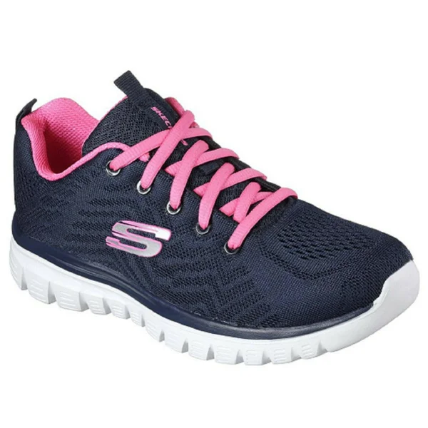 Skechers Sport Graceful Get Connected 6.5 Women's Navy
