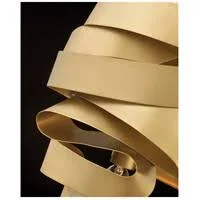 Fredrick Ramond - FR48605DXG - Six Light Linear Chandelier - Delfina - Deluxe Gold