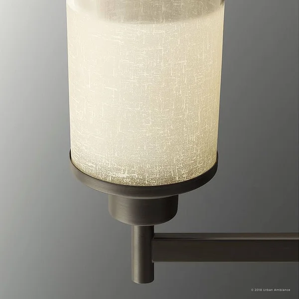 Luxury Contemporary Chandelier, 19.8125x22H x 34.167x22W, with Transitional Style, Olde Bronze Finish by Urban Ambiance UHP2020