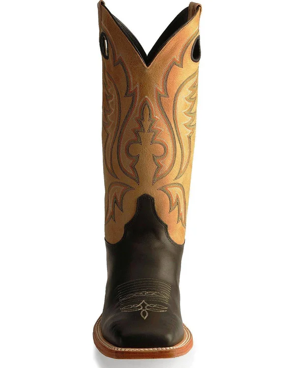 Justin Men's Bent Rail Stillwater Boots - Black - 10.5 - B