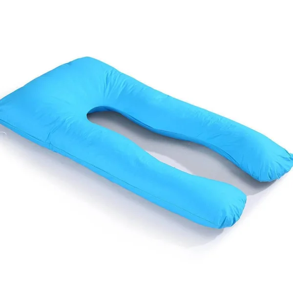 Maternity Pregnancy Nursing Sleeping Body Pillow, Teal