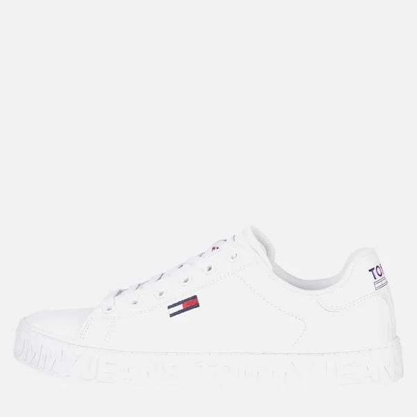Tommy Jeans Women's Cool Leather Low Top Trainers - White - UK 6.5