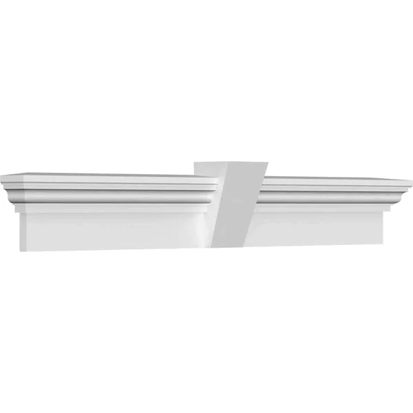30x22 Bottom Width x 36 1/4x22 Top Width x 9x22H x 1x22P Traditional Crosshead w/ Flat Keystone