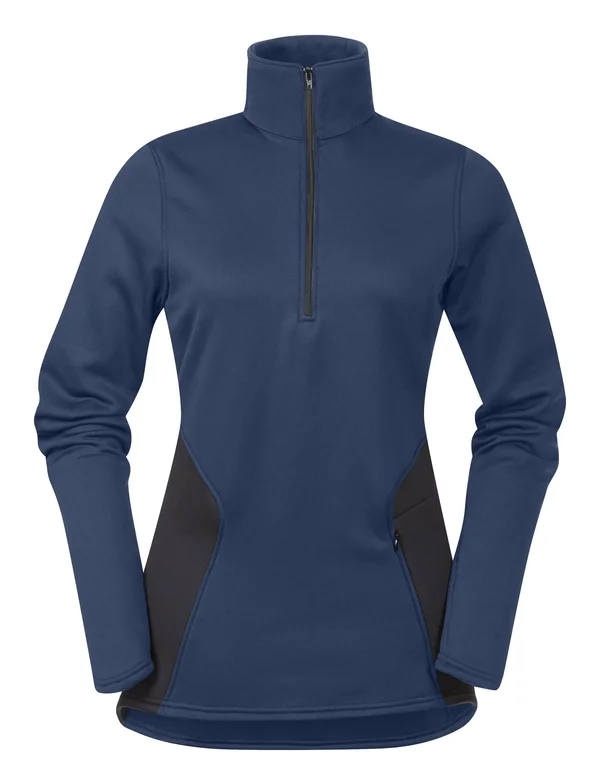 Kerrits Protek Fleece Zip Neck - XL - Dark Denim