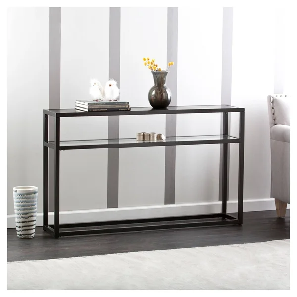 Holly & Martin Baldrick Console Table, Matte Black