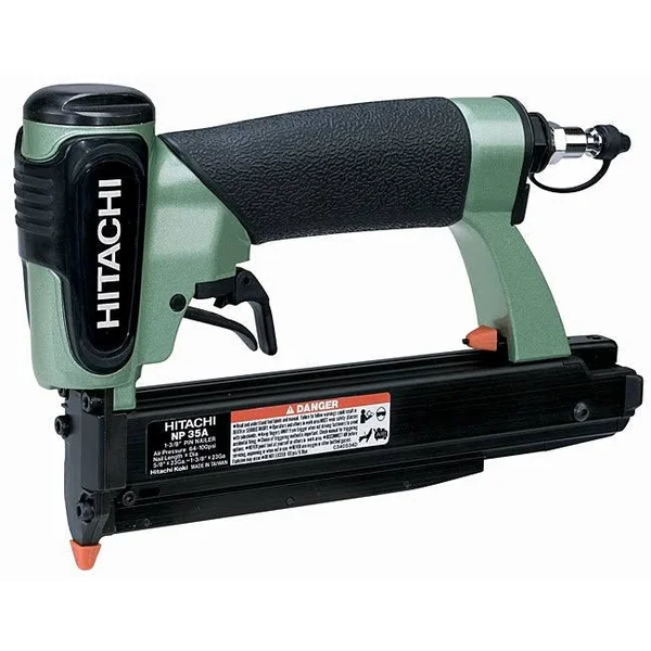 Hitachi 1-3/8-Inch 23-Gauge Micro Pin Nailer ( 1-3/8x22 23-Gauge Micro Pin Nailer), Grey Np35a