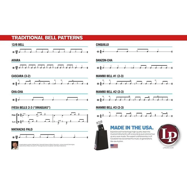 LP ES-6 Salsa Uptown Timbale Cowbell