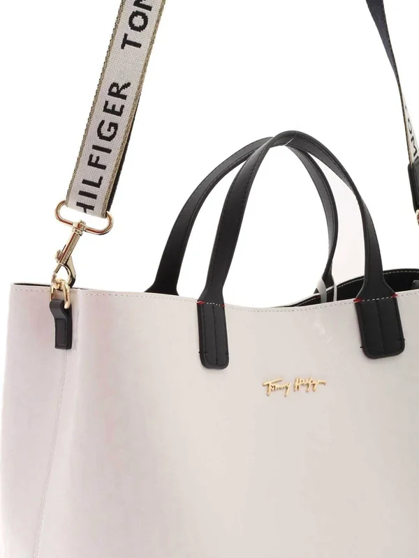 Tommy Hilfiger Icon Tommy Monogram Handbag in White