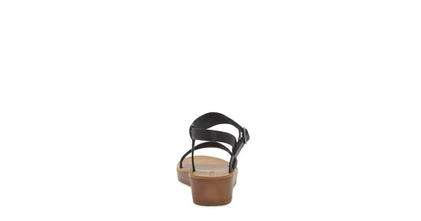 Women's Lucky Brand Hecilia Wedge Sandal - Black - Size 11