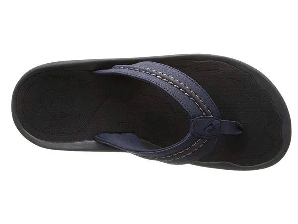 Olukai Men's Hokua, 7, Trench Blue/Black