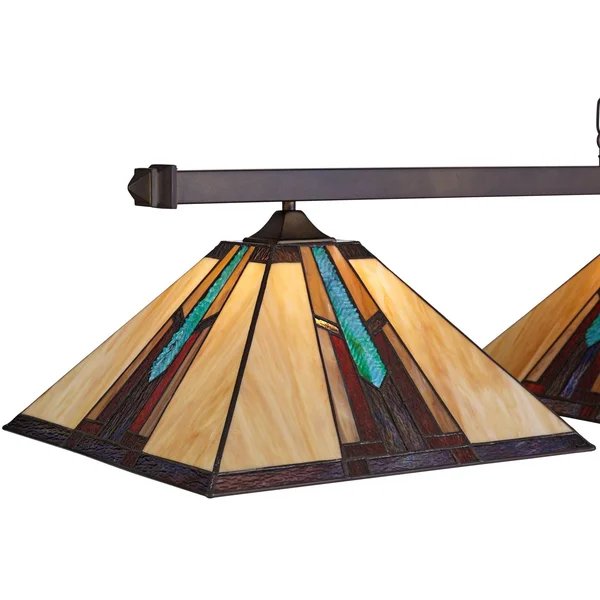 Pleske 56x22 Wide Bronze Ranier Kitchen Island Light Pendant