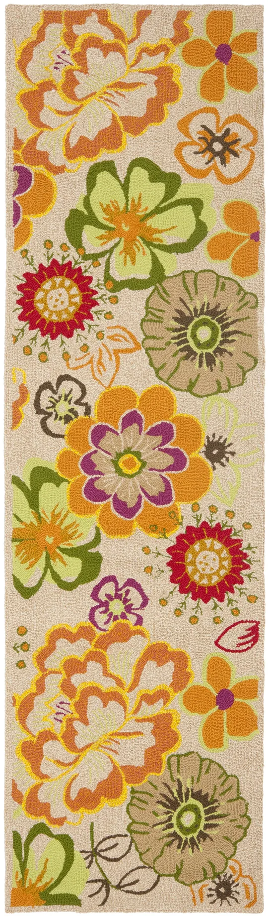 Safavieh Four Seasons FRS467C 2&4x22 x 4&0x22 Ivory - Green Area Rug