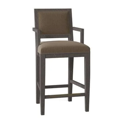 Potter Bar & Counter Stool Fairfield Chair 3155 Linen/Charcoal Counter Stool (26x22 Seat Height)