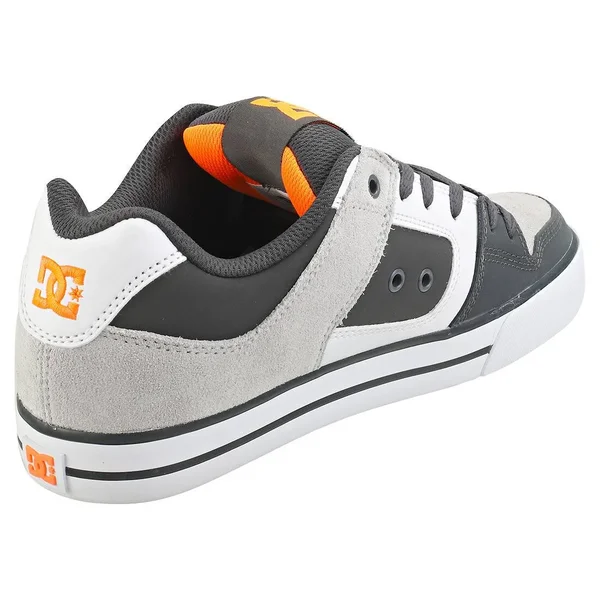DC Pure Mens Shoes - Dark Grey Orange