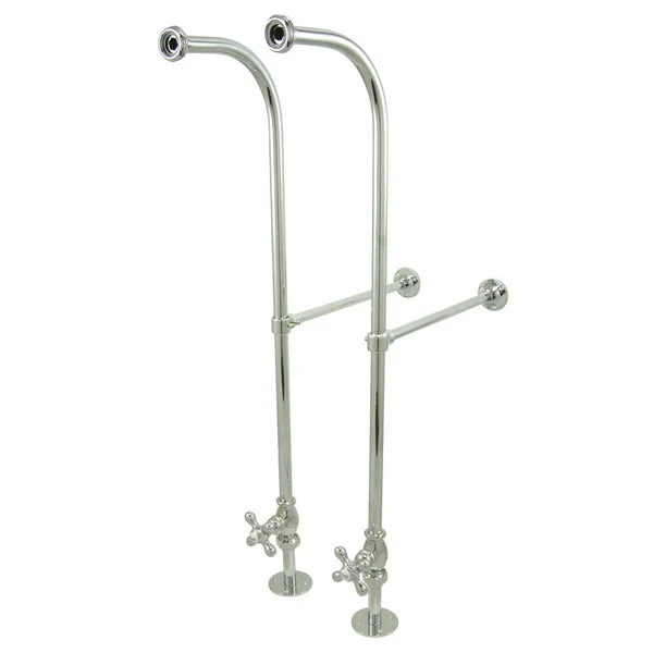Kingston Brass CC451MX Vintage Rigid Freestanding Supplies with Stop Polished Chrome