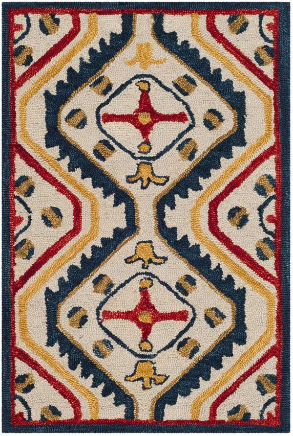 Safavieh Aspen APN701A 2&3x22 x 7&0x22 Runner Ivory - Multi Area Rug