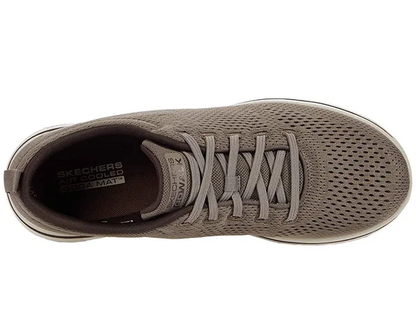 Skechers Men's GOwalk 5 - Warwick Walking Shoes - Khaki, 10.0