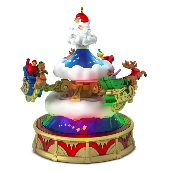 2018 Hallmark Keepsake - Christmas Carnival Journey to The Stars Musical Ornament with Light and Motion