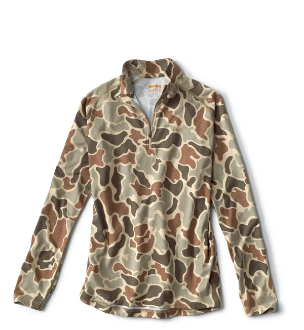 Drirelease Camo 1/4 Zip L
