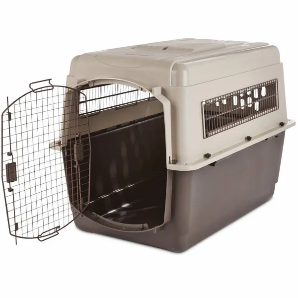 Petmate Ultra Vari Kennel 70-90Lbs Taupe/Black