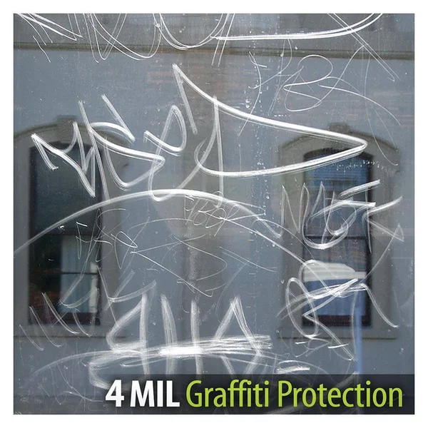Bdf Ag4m Window Film Graffiti Protection 4 Mil Clear (60in x 25ft)