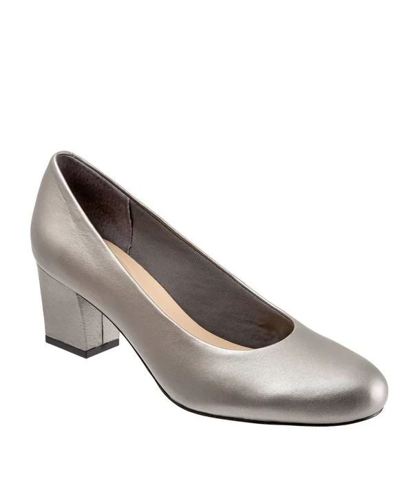 Trotters Candela - Women's Pump Pewter - 7 Narrow