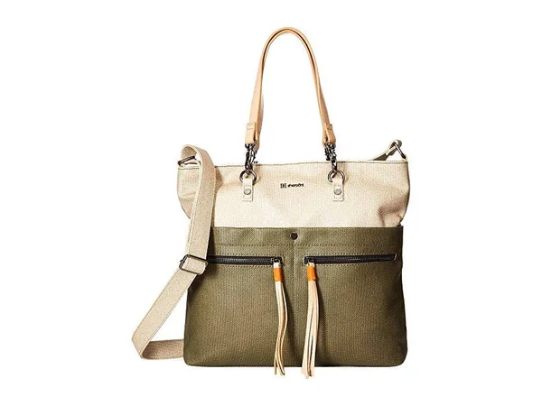 Sherpani Women's Faith Ethos Cotton Satchel, Size: One size, Beige
