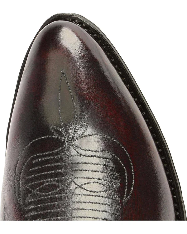 Abilene Men's Cherry Polished Cowhide Boot - 6461, Size: 11.5, Black
