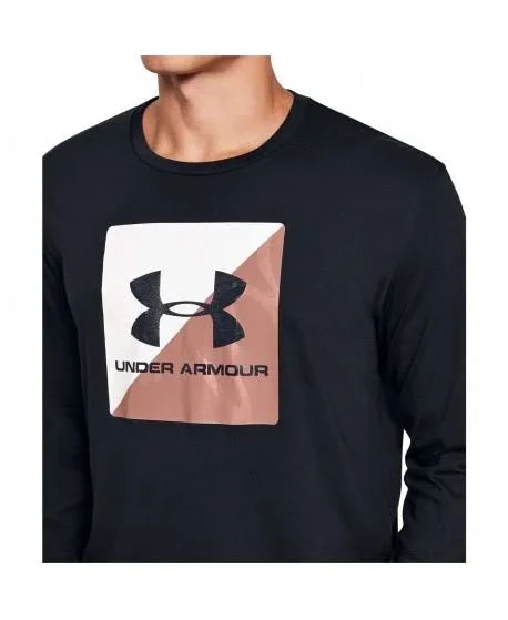 Under Armour Men's Boxed Sportstyle Half Long Sleeve - Black, MD
