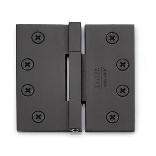 Emtek 96514US10B 4x22 x 4x22 Square Corner Solid Brass Square Barrel Heavy Duty Hinge Oil Rubbed Bronze Finish