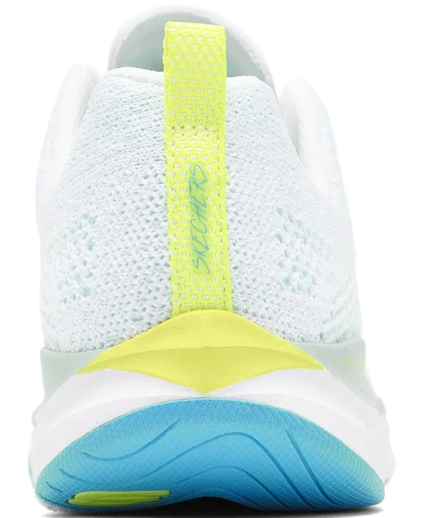 Skechers Women's Ultra Groove Sneakers, White/Turquoise, 9.5