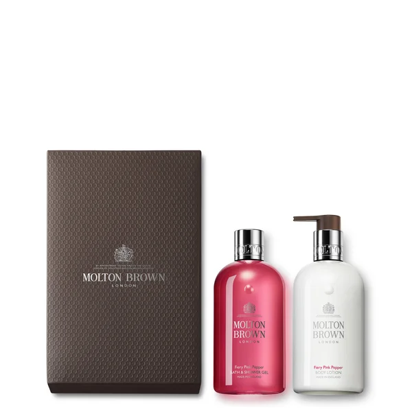 Molton Brown Fiery Pink Pepper Body Wash & Lotion Gift Set
