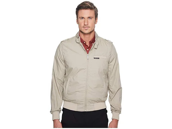 Member&s Only Men's Iconic Racer Lightweight Jacket - Khaki