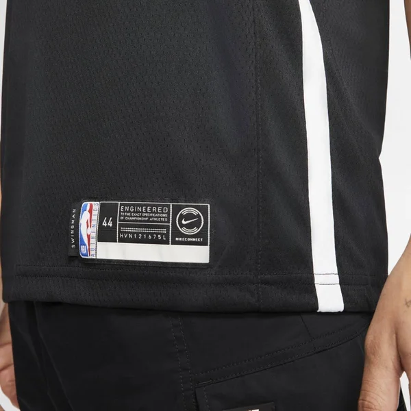 Nike Men's Kyrie Irving Brooklyn Nets Icon Swingman Jersey - Black