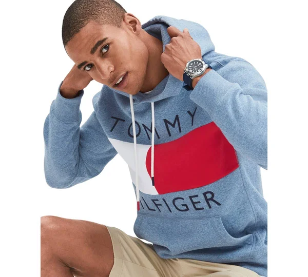 Tommy Hilfiger Men's Quinn Hoodie - Rose Heather