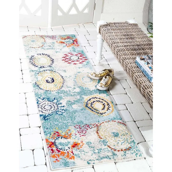 Unique Loom Sierra Estrella Area Rug - 8& x 11& Orange