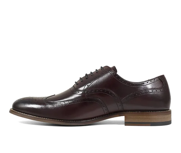 Stacy Adams Men's Dunbar Wingtip Oxford Burgundy 10.5