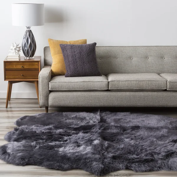 Surya Sheepskin SHS-9602 Rug - 2 ft x 6 ft