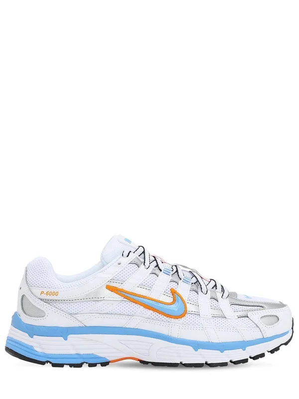 Nike Wmns P-6000 (White, Blue)